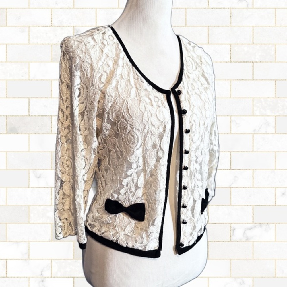 Lacey Cream Cardigan